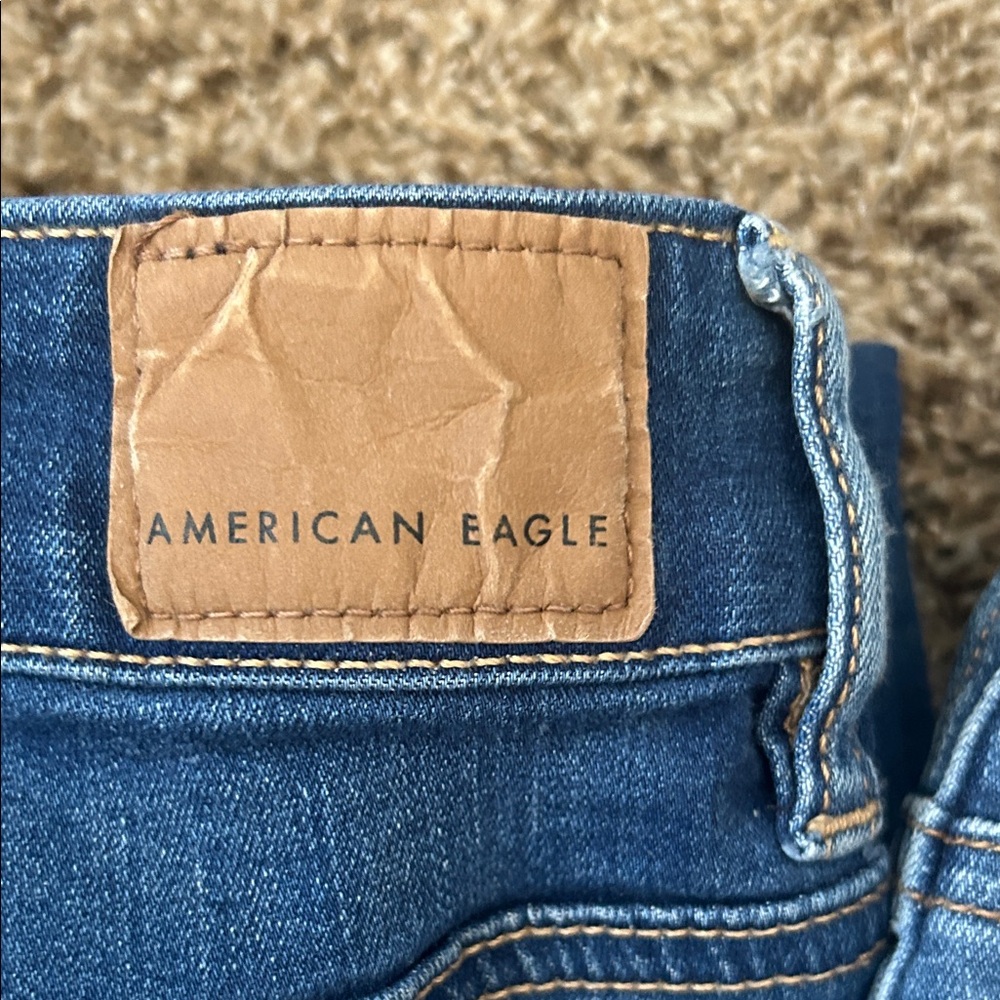 American Eagle Outfitters Skinny Jeans Lot - Light Blue, Black, Olive, Dark Blue - Picture 3 of 3